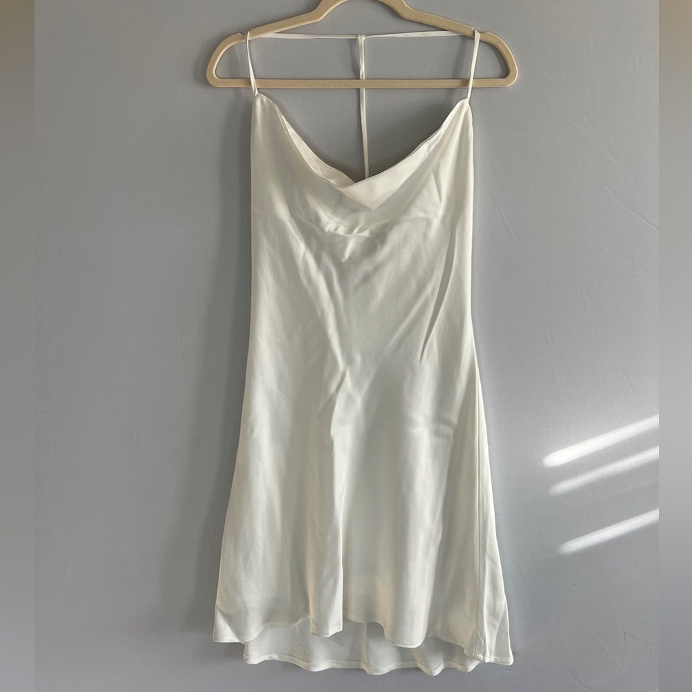 White Slip Dress Mini